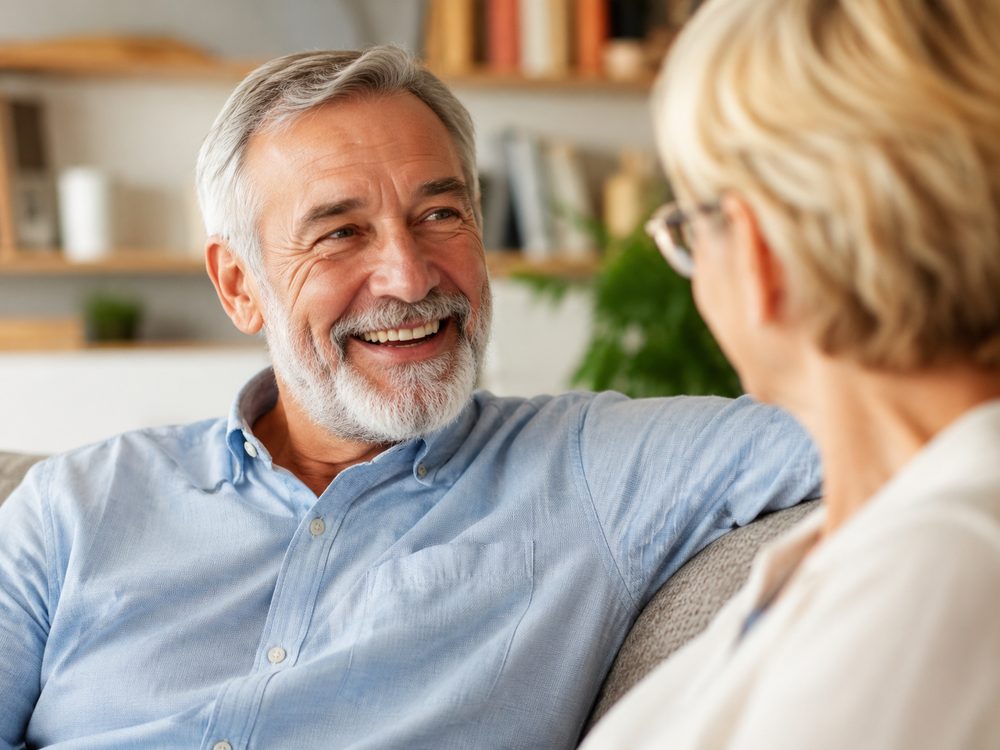 Person enjoying clear hearing after using Audifort
